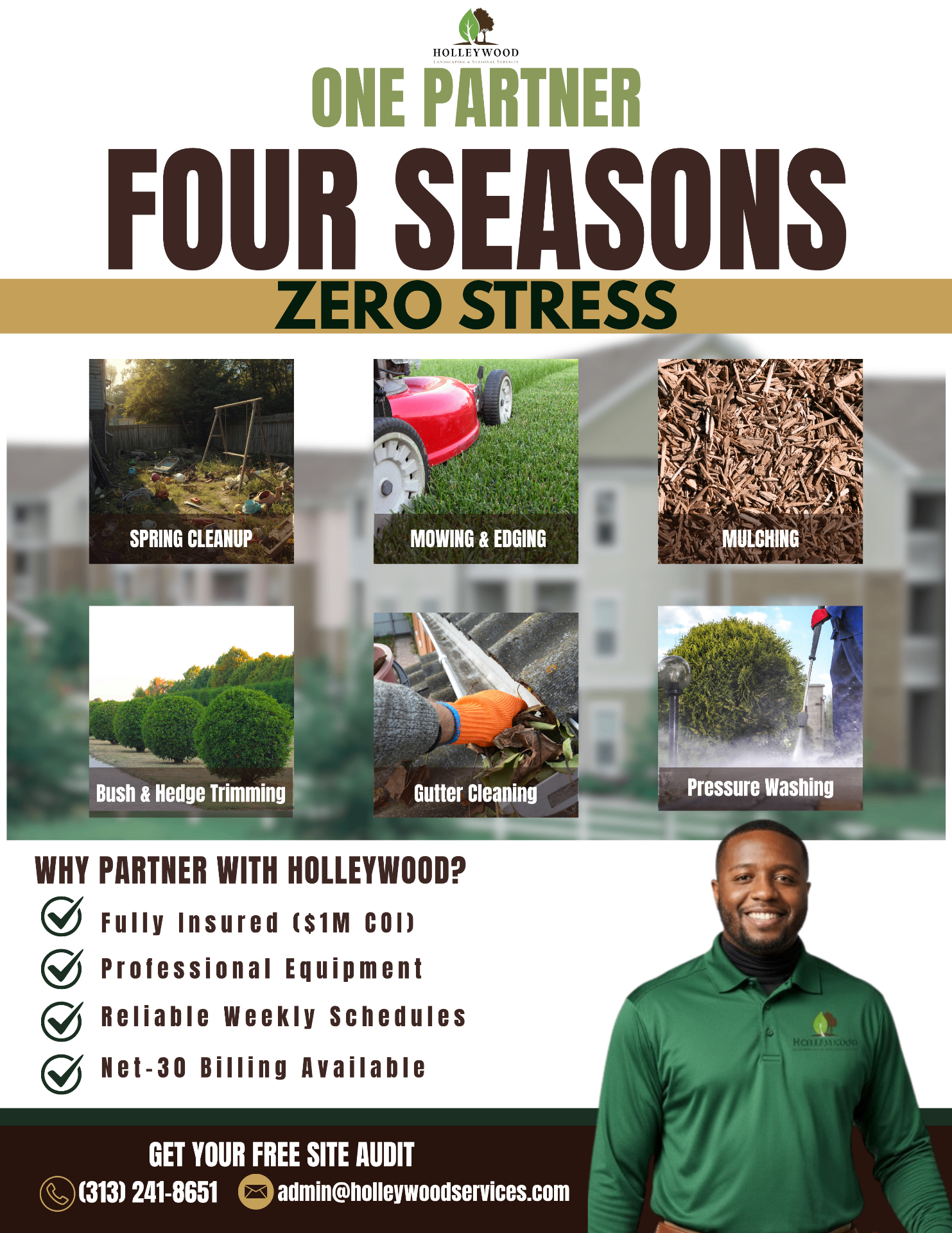 Holleywood Landscaping & Seasonal Services — Custom Web Development & Brand Strategy