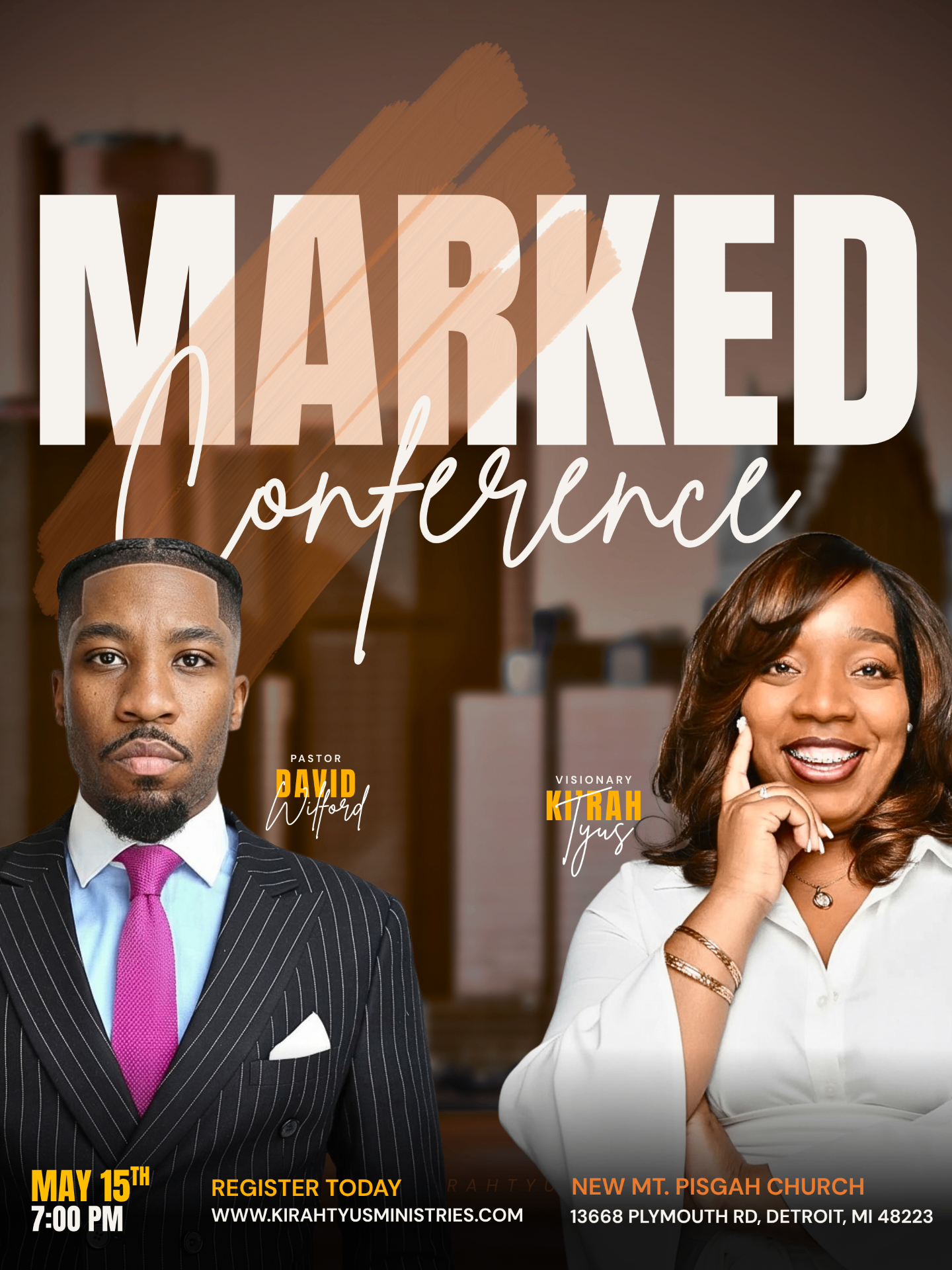 Kirah Tyus Ministries Event Branding — Full Event Branding & Custom Web Engineering